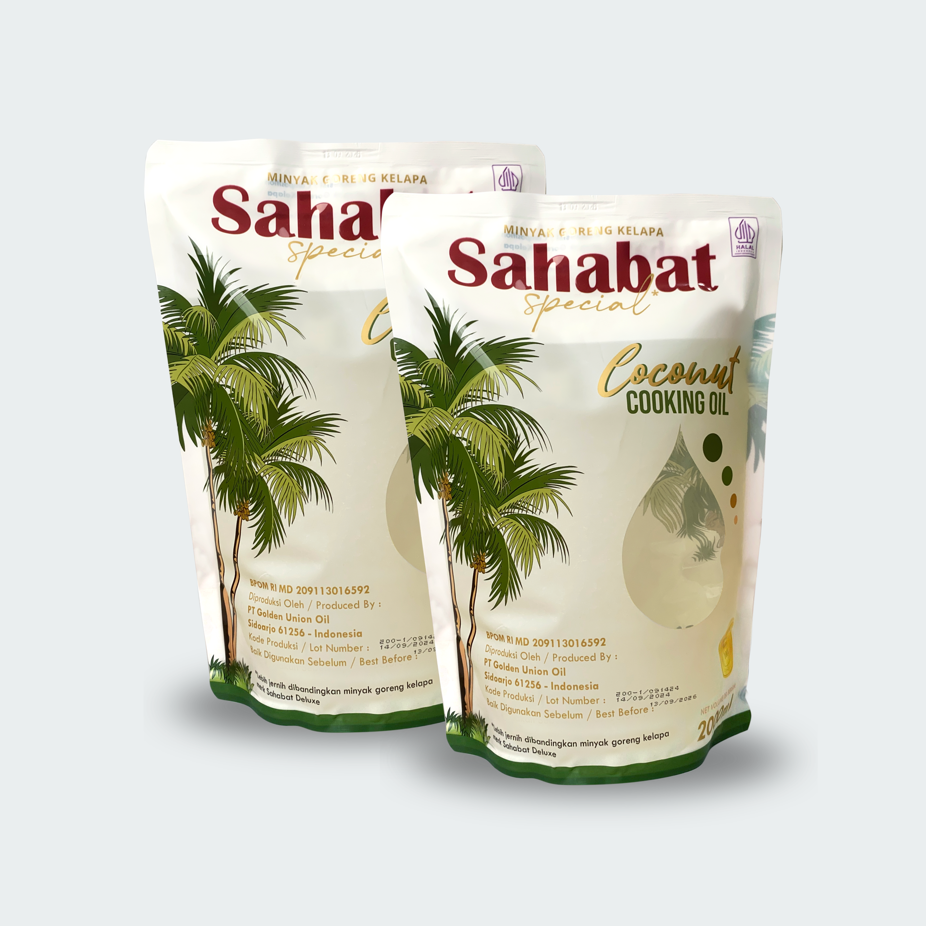 Coconut Cooking Oil 2L Pouch