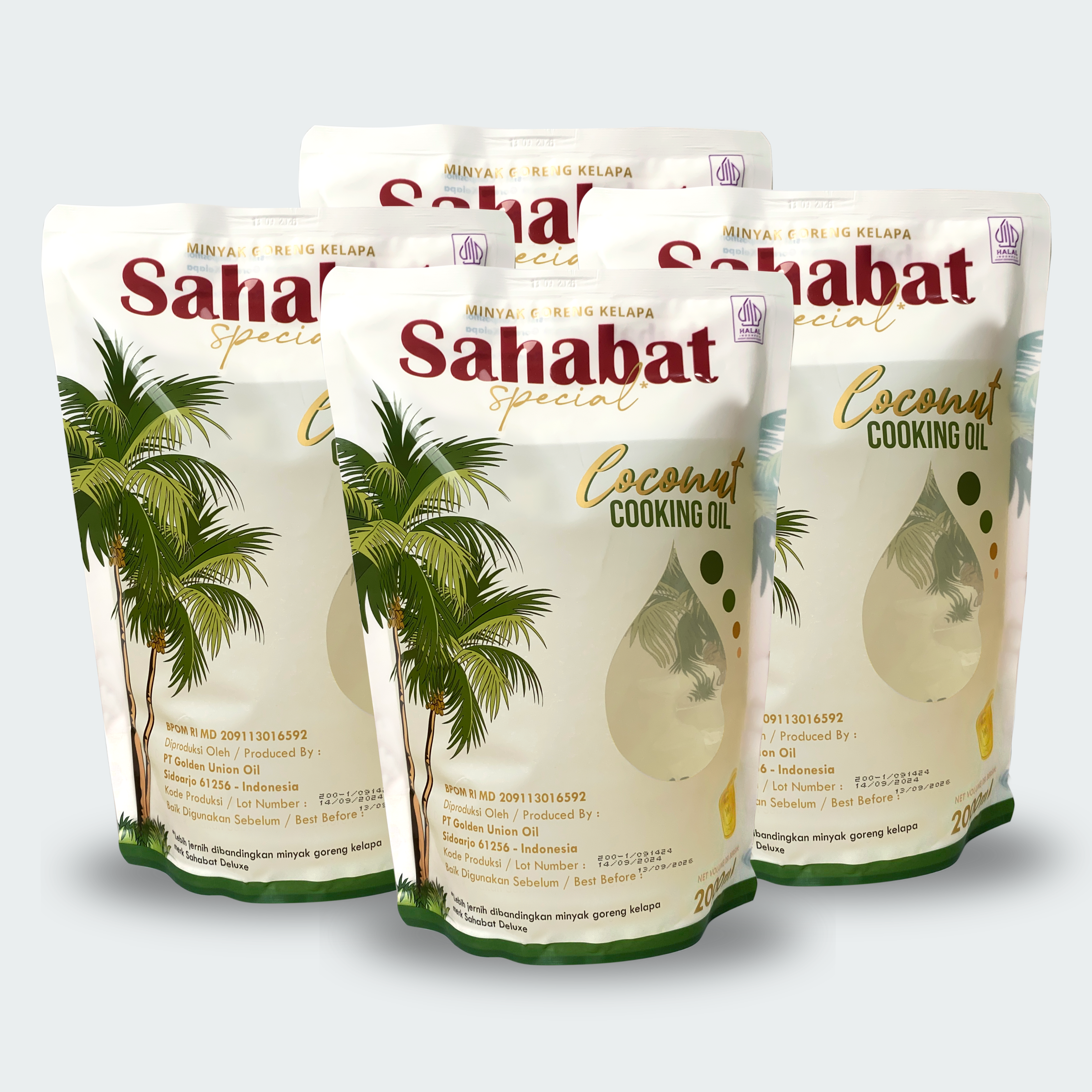 Coconut Cooking Oil 2L Pouch