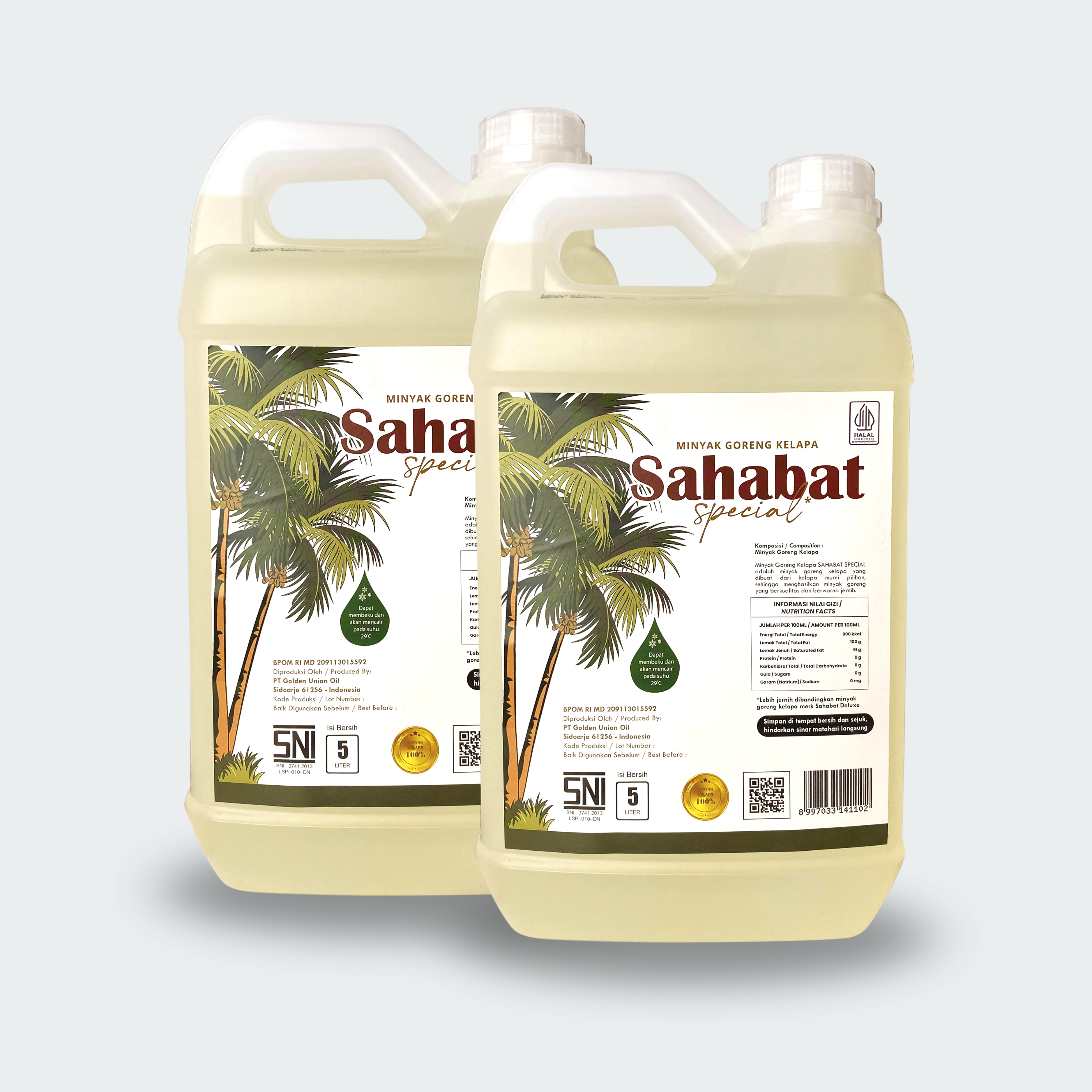 Coconut Cooking Oil 5L Jerry Can