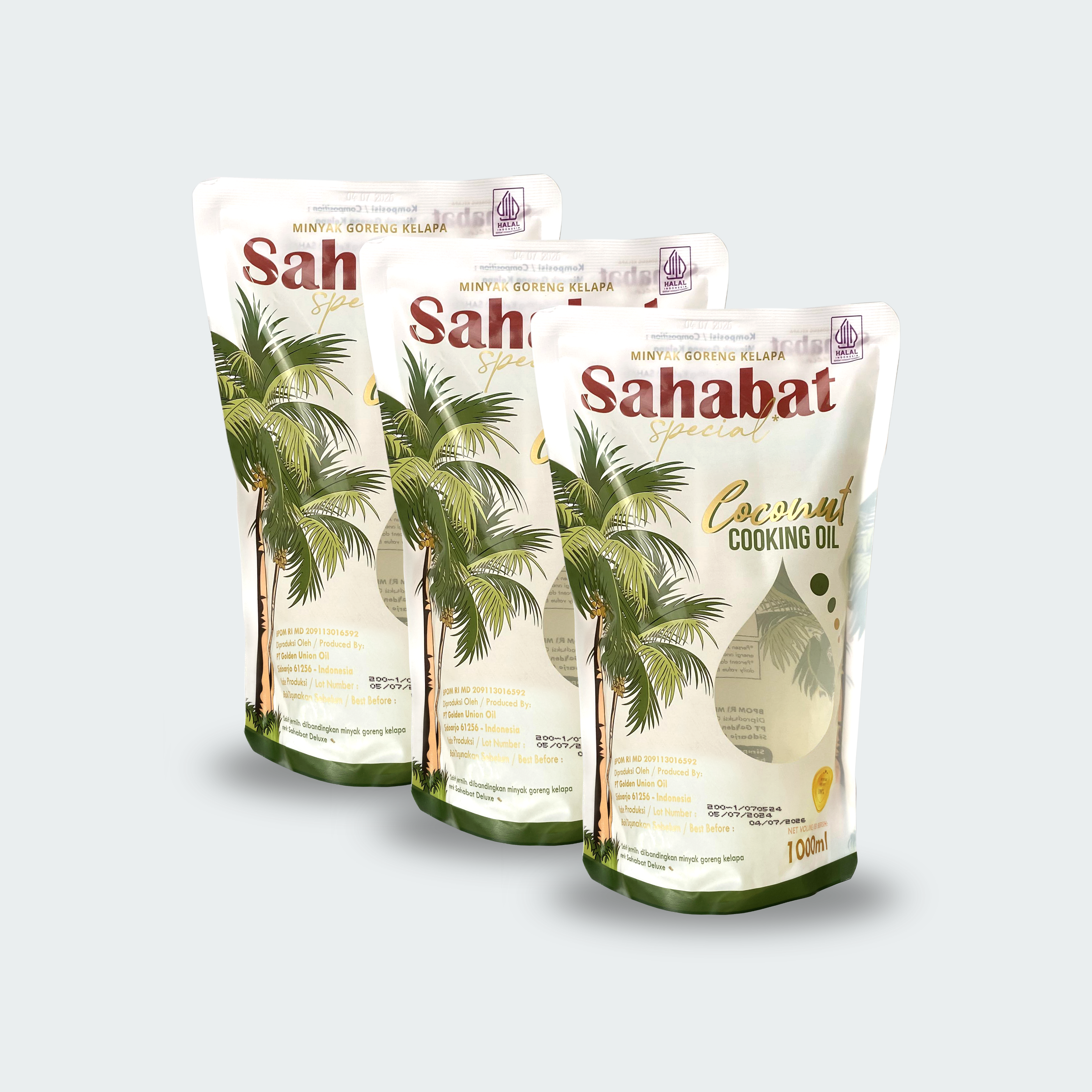 Coconut Cooking Oil 1L Pouch