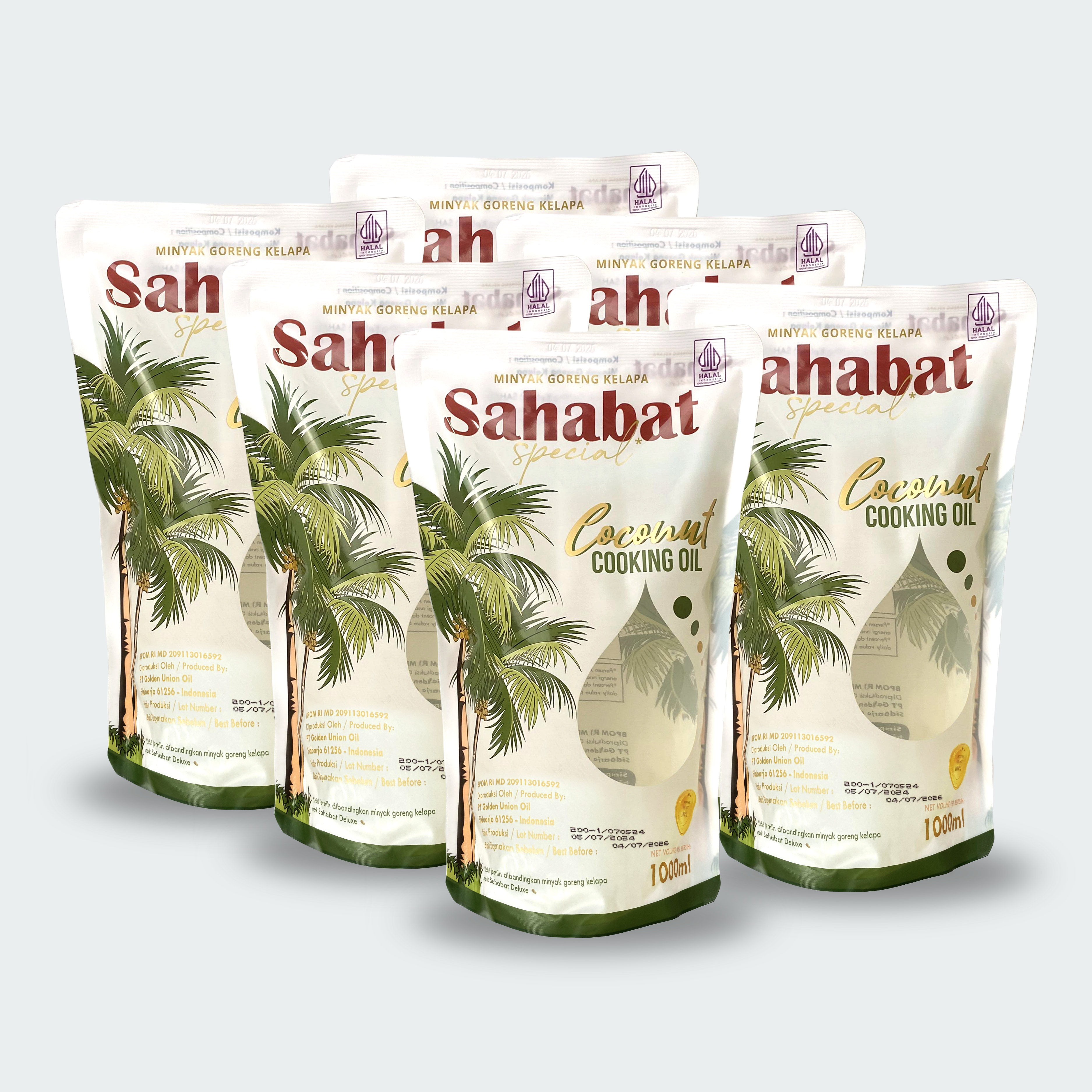 Coconut Cooking Oil 1L Pouch