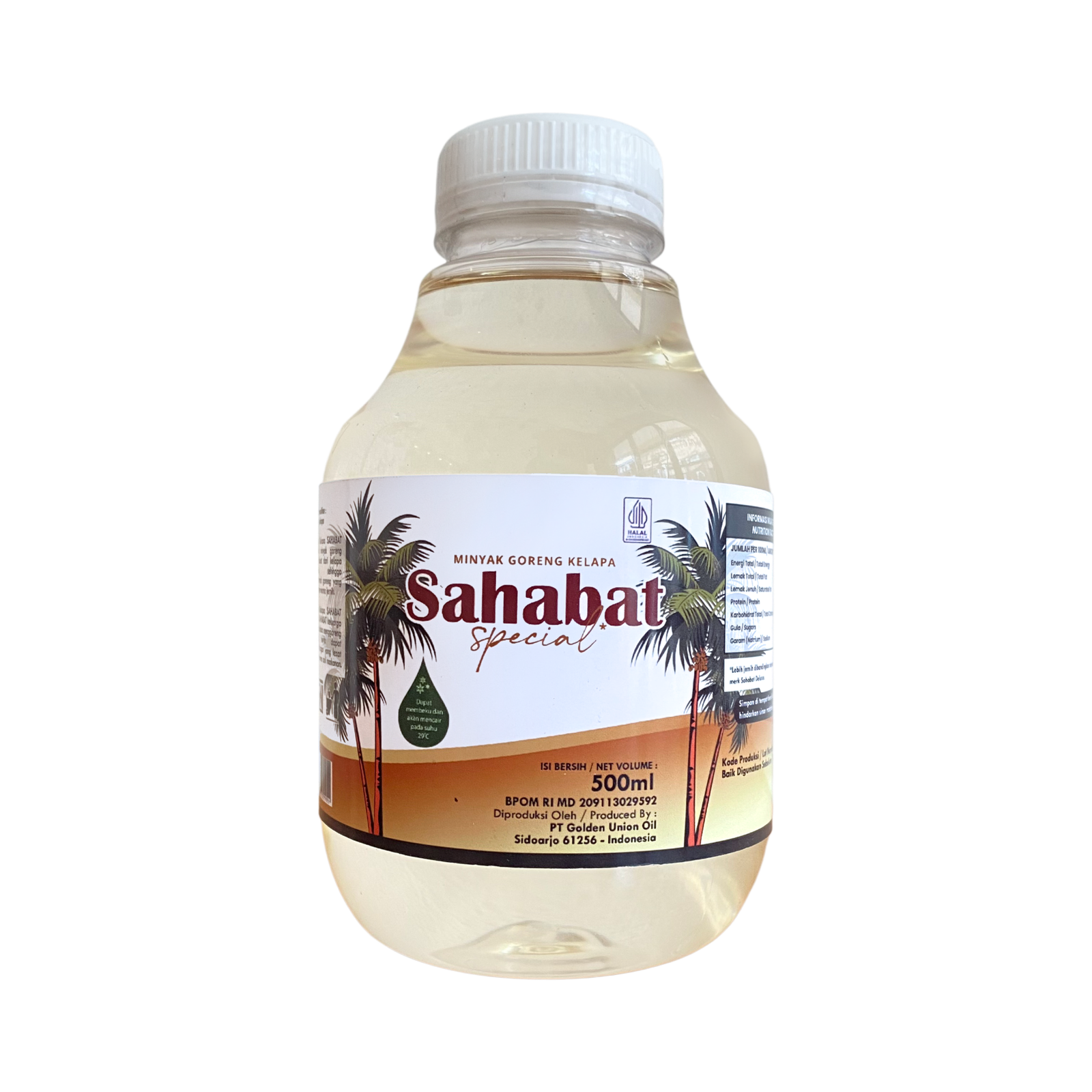 Minyak goreng kelapa Sahabat Special 500ml botol