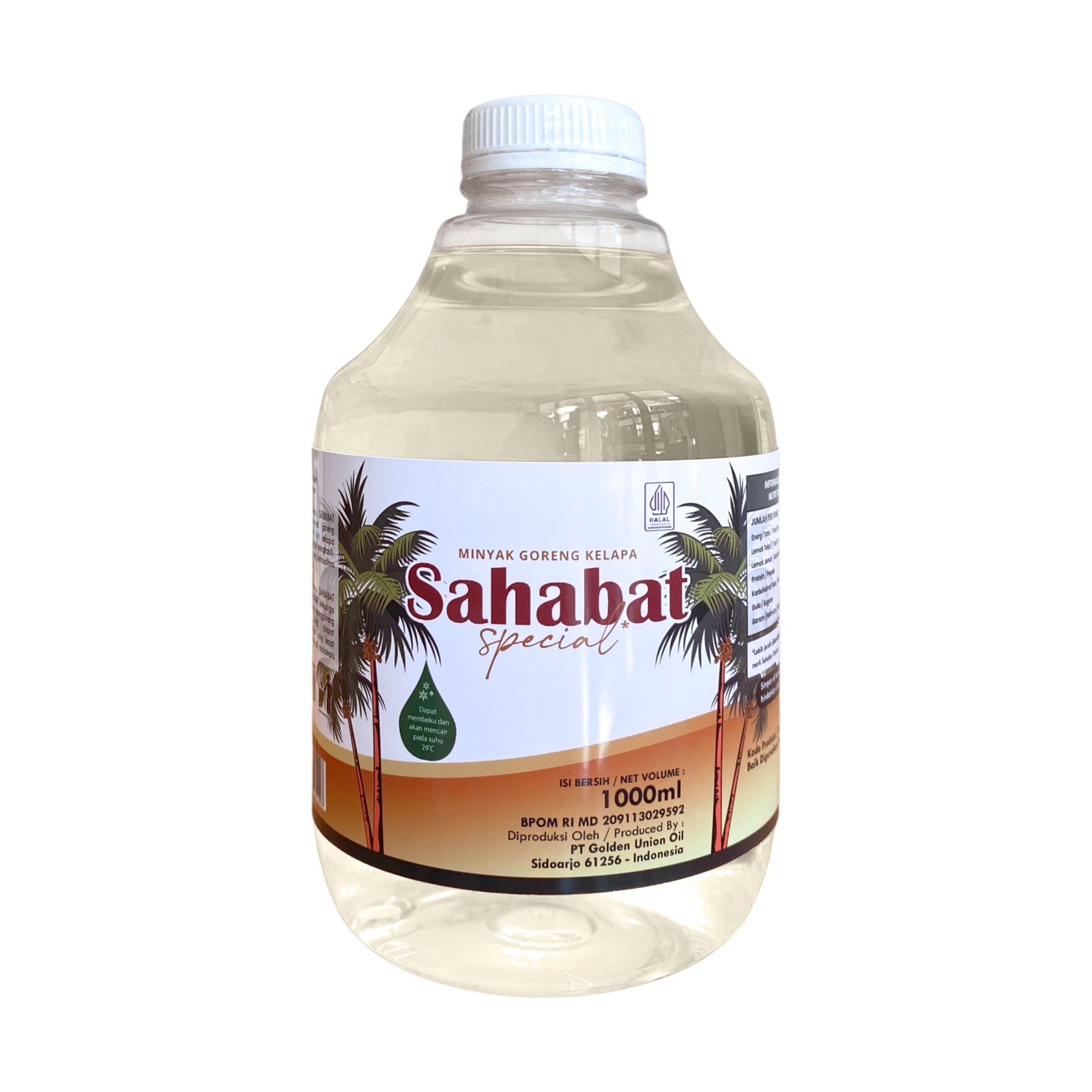 Minyak goreng kelapa Sahabat Special 1L botol