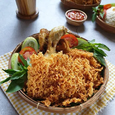 id Ayam kremes dengan minyak goreng kelapa Sahabat