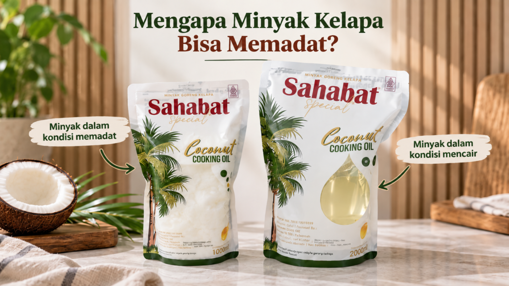 mengapa minyak kelapa memadat